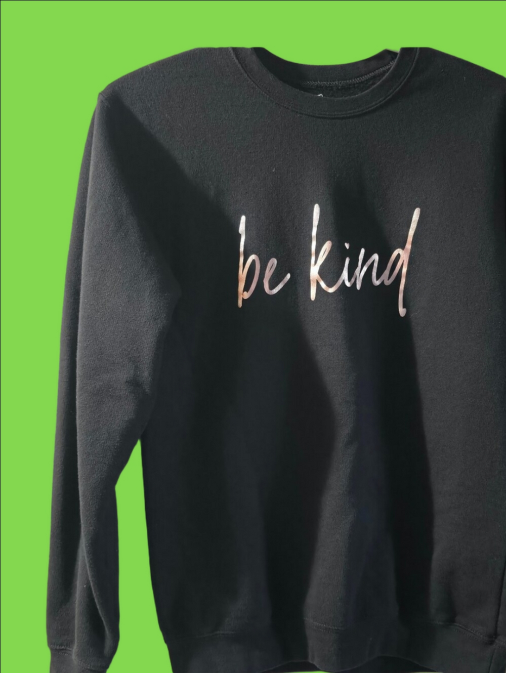 4/$25 Deal! Be Kind Black Crewneck Sweatshirt